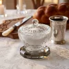 SALIÈRE pour Shabbat en Cristal