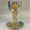 Verre à kidouch cristal Flamme Rabbi Nahman de Breslev