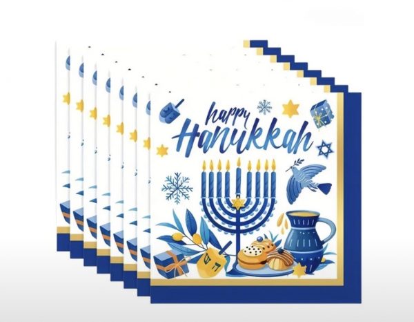 LOT DE 20 SERVIETTES DE TABLE HANOUKA