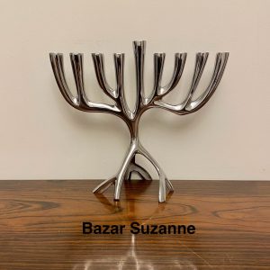 Hanoukia métal arbre de vie