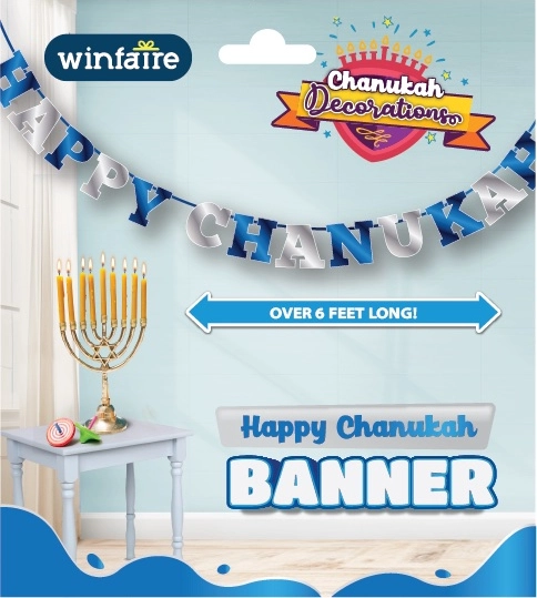 Bannière Happy Hanouka