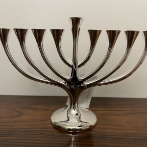 IMG_6442 Hanoukia métal argenté "arbre de vie"