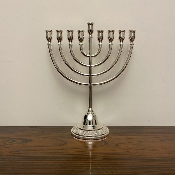 Hanoukia en Métal Argenté