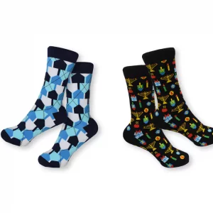 sock-1001_02 Lot de 2 paires de Chaussettes de Hanouka