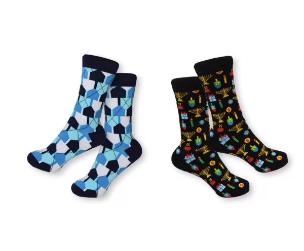 sock-1001_02 Lot de 2 paires de Chaussettes de Hanouka