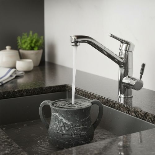 Kéli Nétilat Yadayim en polyresine