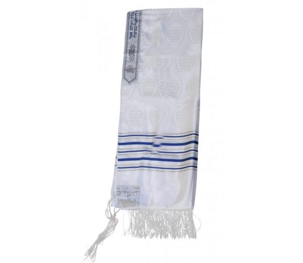 Talitnia-Zion-Paz-Tallit-Prayer-Shawl--Blue-Silver-Stripes+85-19094-920x800 Talith bébé acrilique