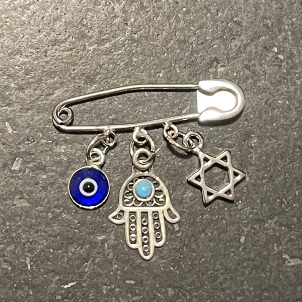 Broche, épingle à nourrice Bébé en Argent