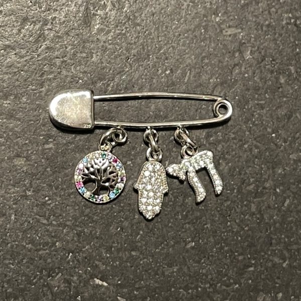 broche bébé 1.jpg strasse Broche, épingle à nourrice bébé