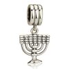460HB-1522-SL Charms Argent Menorah