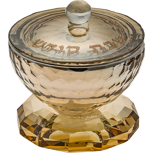 Salière en cristal pour shabbat