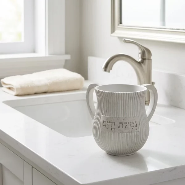 KELI netilat yadayim en polyrésine (blanc)