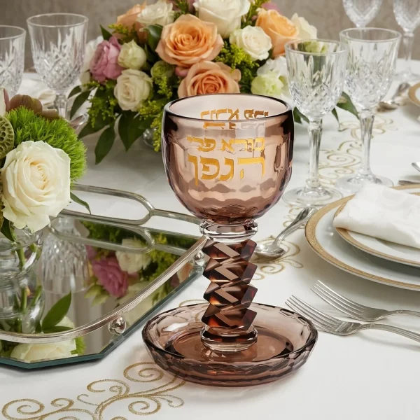 verre a kidouch "cristal" Boré Péri Aguéfène