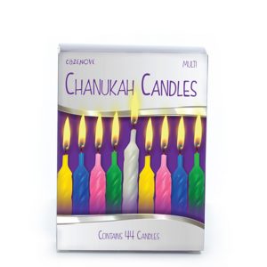 CC-5000 Bougies de Hanouka multicolore