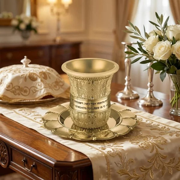 Verre à Kidouch doré