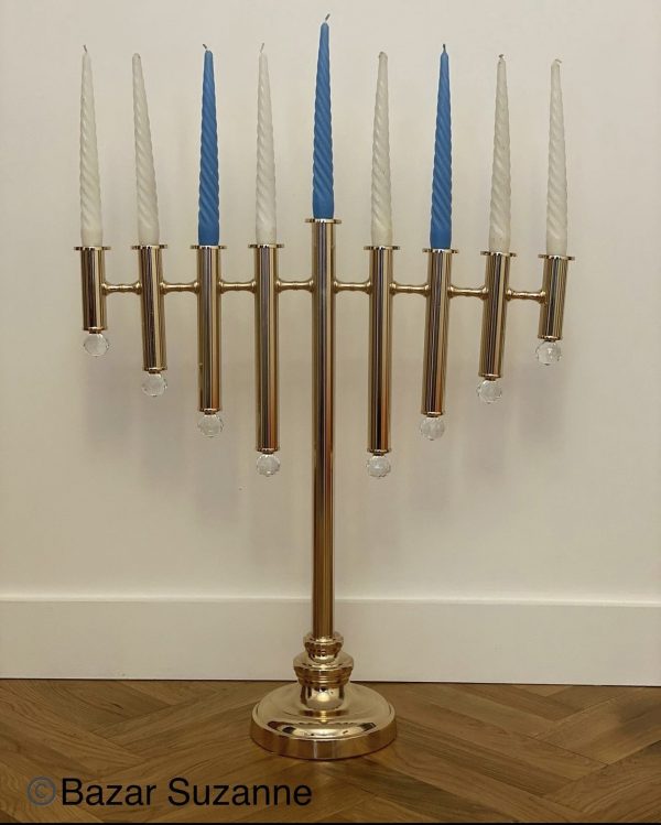 Bazar Suzanne Hanoukia dorée 64cm