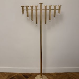 Hanoukia métal dorée 1m40 de hauteur