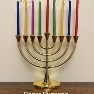 IMG_8168 Hanoukia métal doré