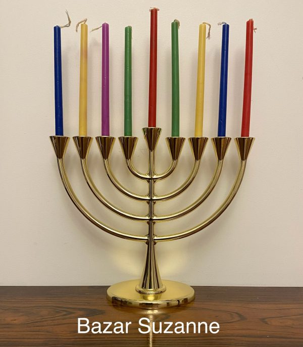 Hanoukia métal doré