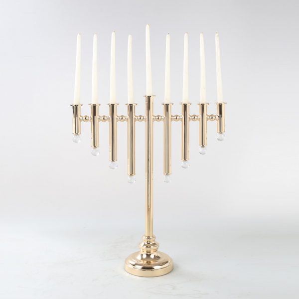 menorah-dore-h63-cm Hanoukia dorée 64cm