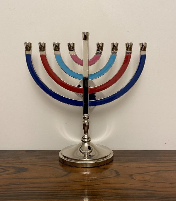 Hanoukia métal multicolore