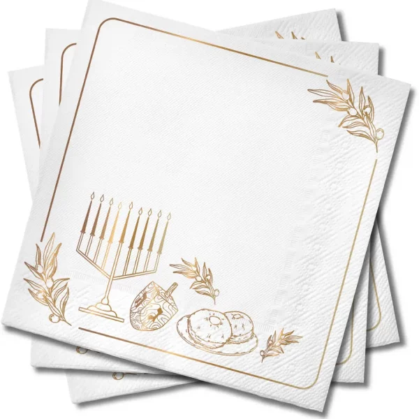 Serviettes en papier Hanouka