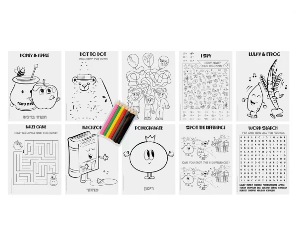 Jeu de coloriage de Roch Hachana & Souchet