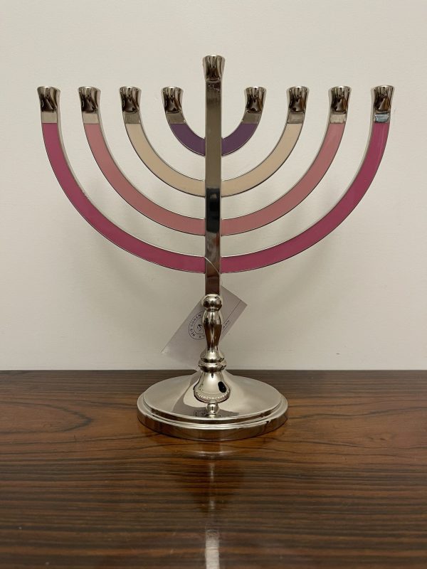 Hanoukia Métal rose et violet