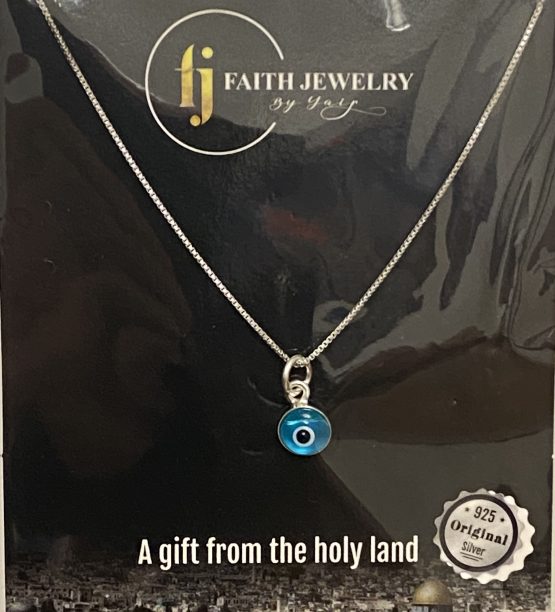 Collier et pendentif œil en Argent 