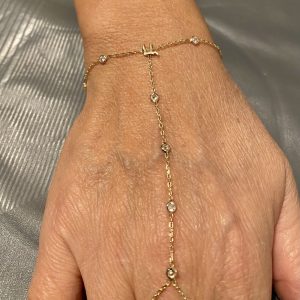 IMG_8305 Bijou de main Étoile de David Haï et œil Plaqué Or