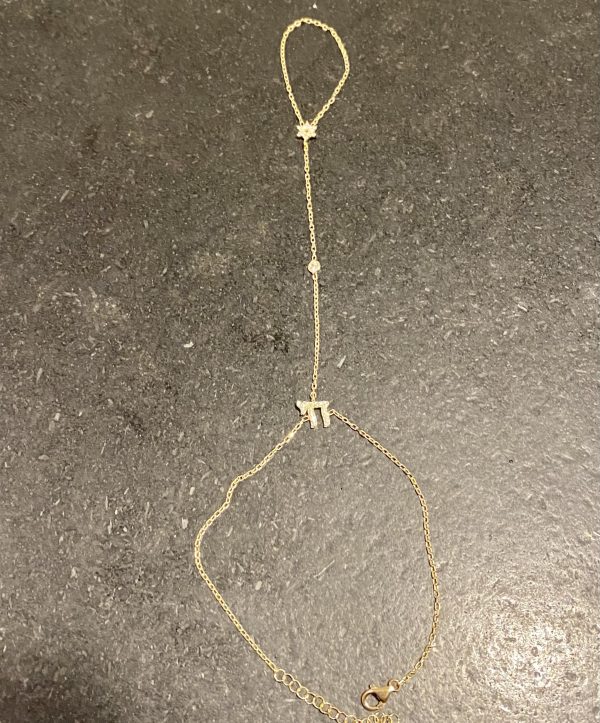 IMG_8310 Bijou de main Étoile de David et Haï Plaqué Or