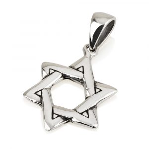 pendentif  Maguen David   argent 