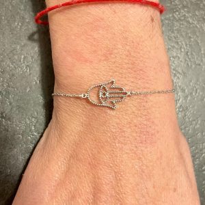 Bracelet Œil et Main Argent
