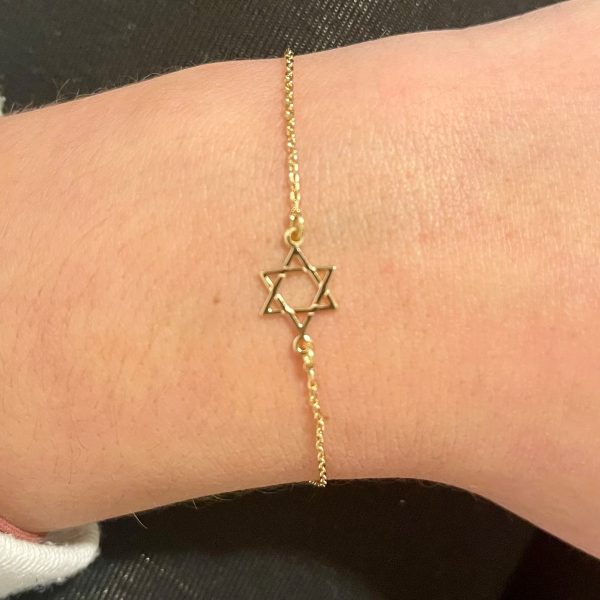 Bracelet Maguen David Plaqué Or