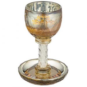 40349 verre a kidouch « cristal » Jerusalem
