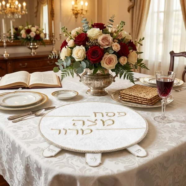 Napperon pour le Seder avec protection plastique