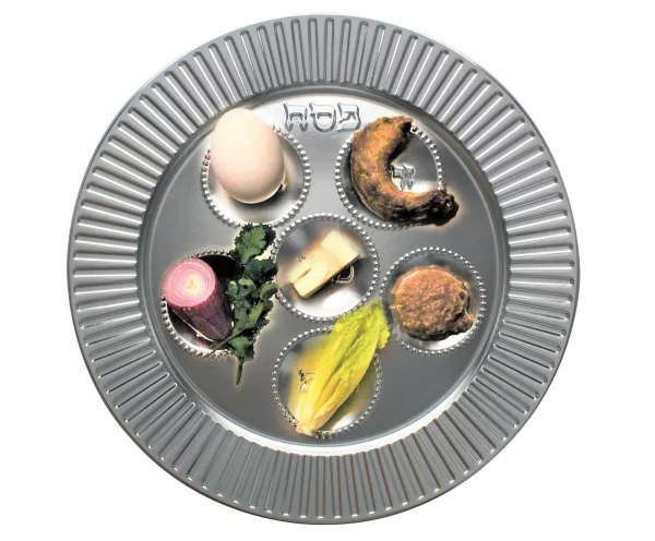 Plateau pour le seder de Pessah en plastique