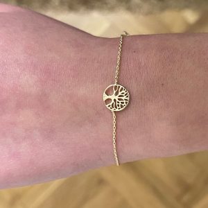Bracelet Arbre de Vie Plaqué Or  PM