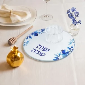 83547_11 Assiette et Pot pour le Miel avec cuillère en bois pour le miel