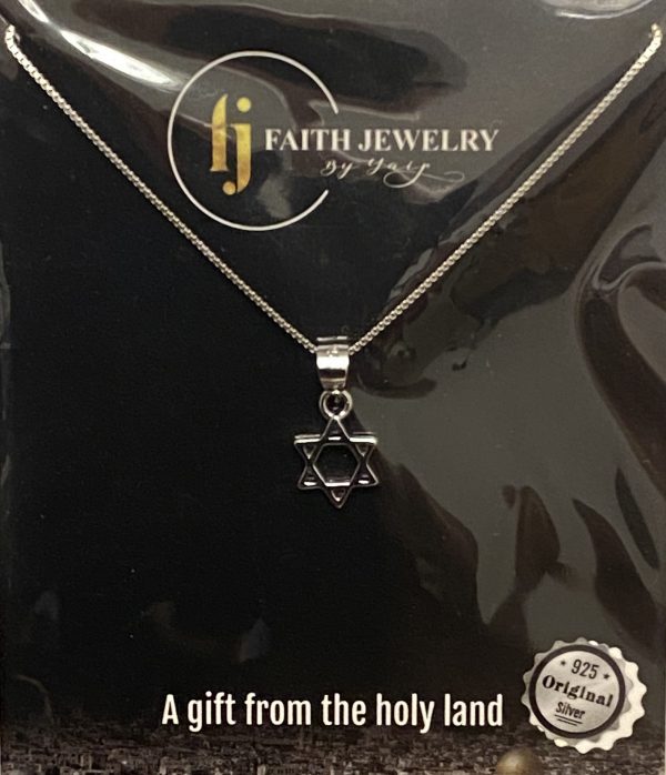 Collier et pendentif Maguen David en Argent