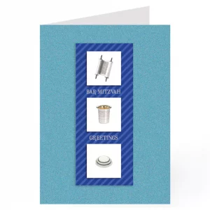 Carte félicitation Bar Mitsvah