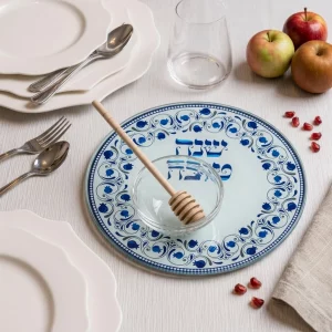 Assiette et coupelle pour le Miel avec cuillère en bois