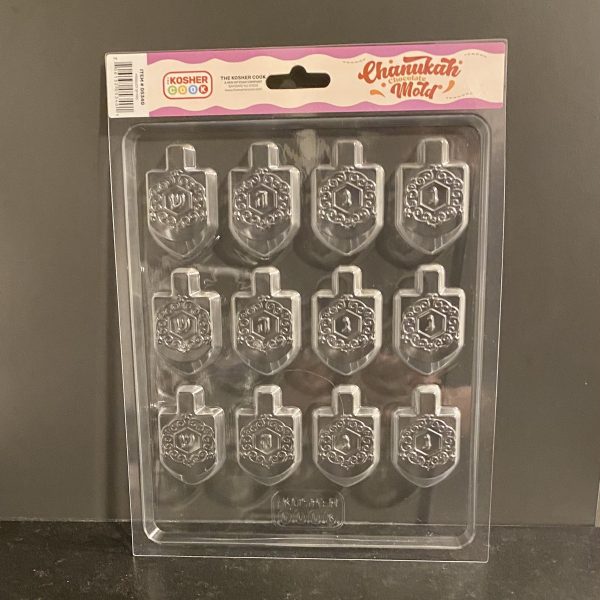 Moule à chocolat Hanoukka Toupies Dreidels