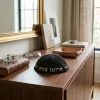 Kipa noire avec plaque couronne 