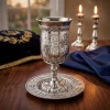 Verre à kidouch chromé "Boré péri Haguefen"