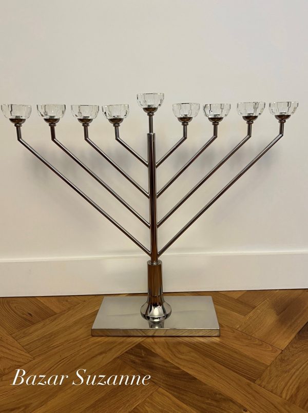 609FF13D-4E04-4AD3-A3FD-D1270D943CB7 Hanoukia Métal et Cristal 64 cm x 55 cm