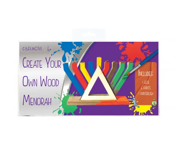 CM-2003 Créez votre propre Hanoukia en bois
