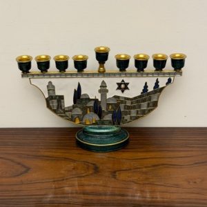 IMG_4908 Hanoukia métal Jérusalem