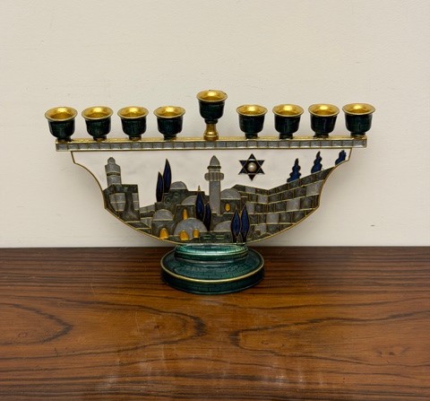 Hanoukia métal Jérusalem