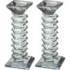 Bougeoir de shabbat cristal
